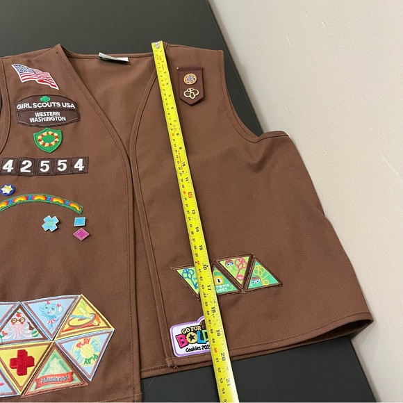 Girl Scouts Of Western Washington Uniform Vest - Picture 12 of 12